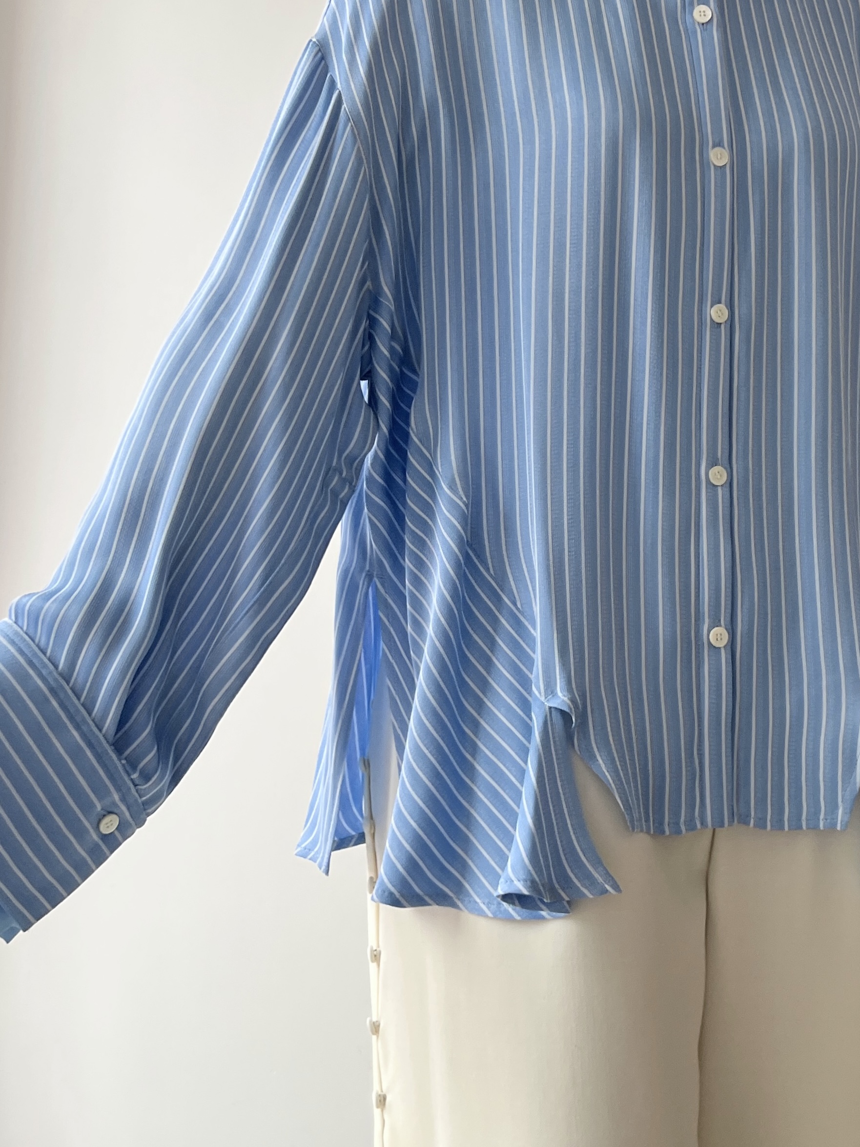 Viscose Striped Shirt | 岐阜県柳ヶ瀬地区にてセレクトショップ phenom