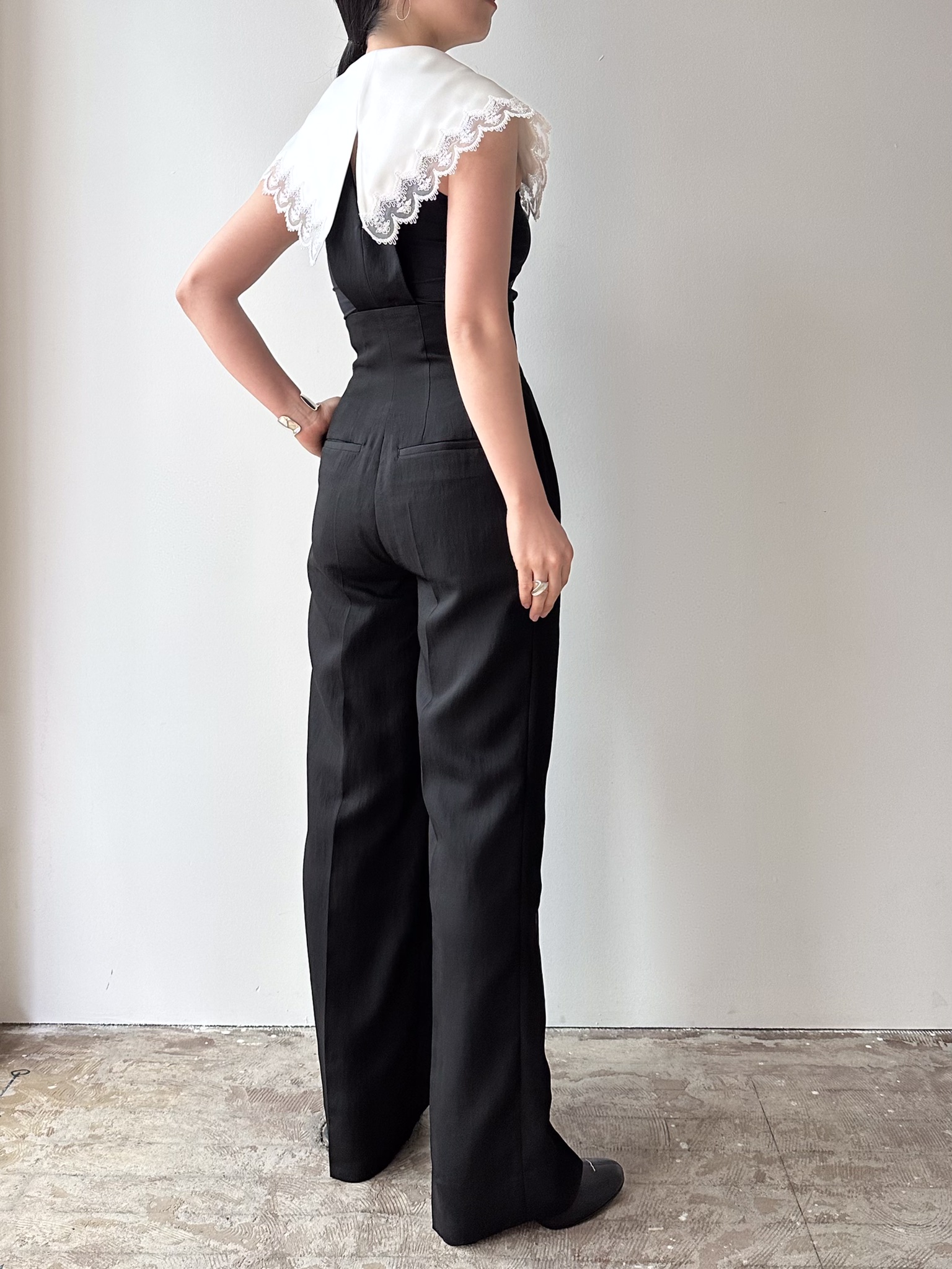 fetico EMBROIDERY COLLAR JUMPSUIT サイズ2 | www.bwabullets.com