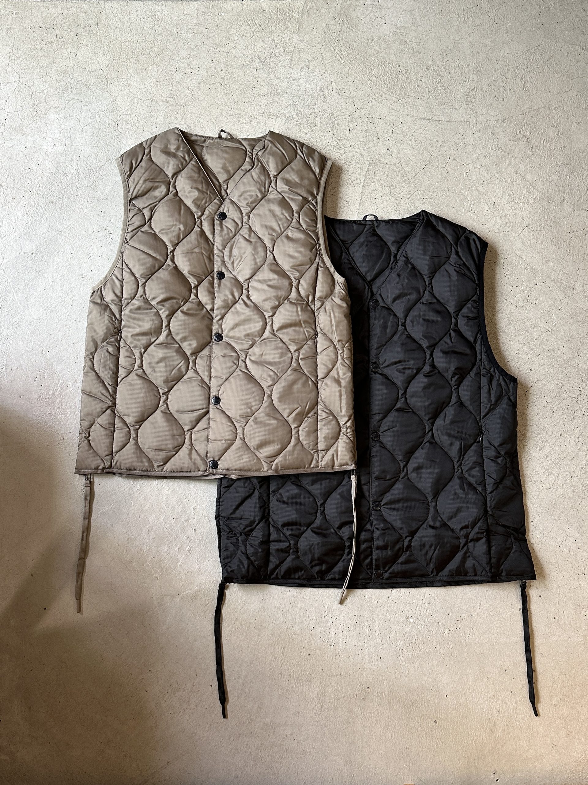 TAION BY F/CE. PACKABLE DOWN VEST | 岐阜県柳ヶ瀬地区にてセレクト 