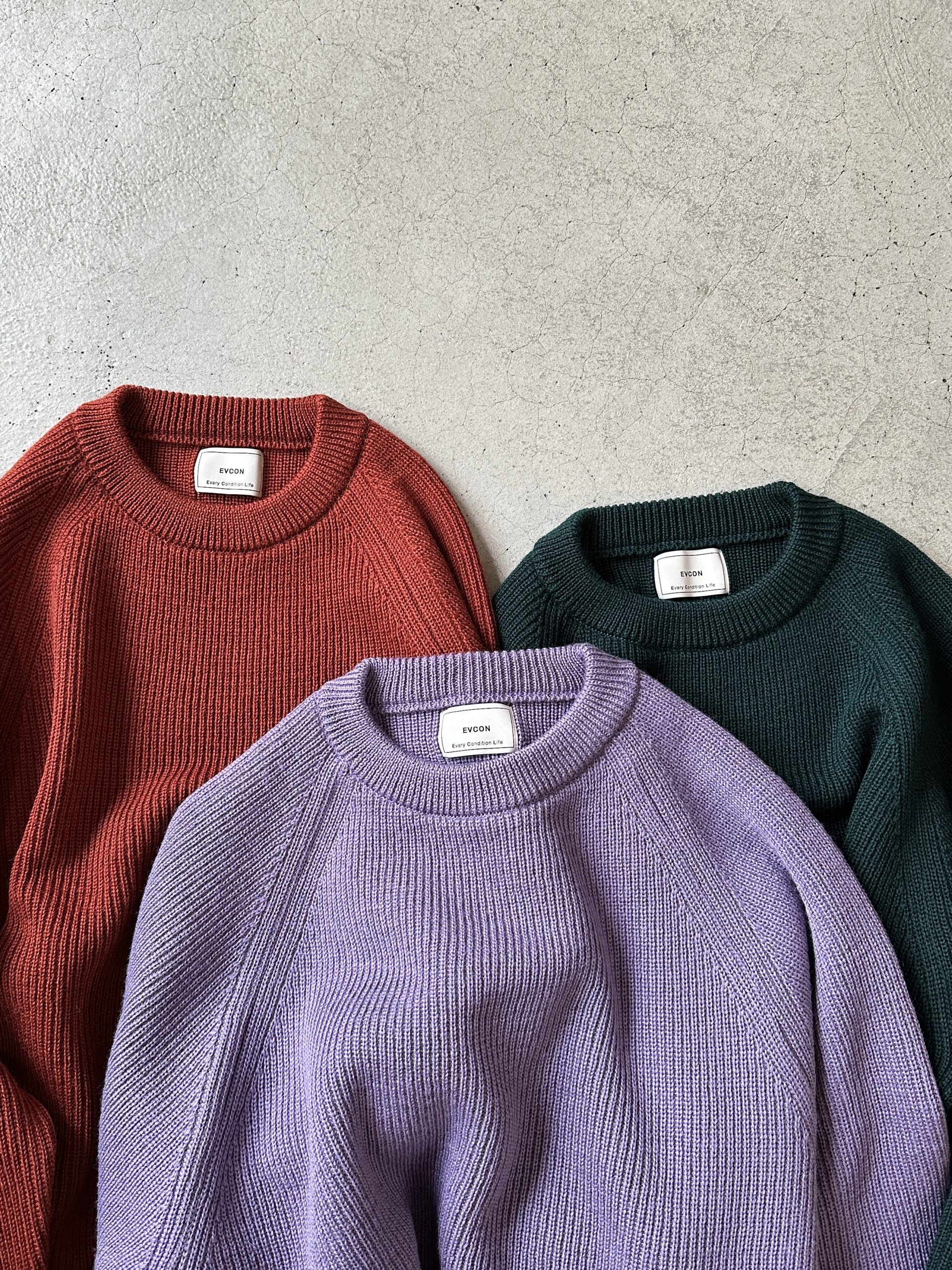 WOOL LOW GAGE CREW NECK | 岐阜県柳ヶ瀬地区にてセレクトショップ phenom