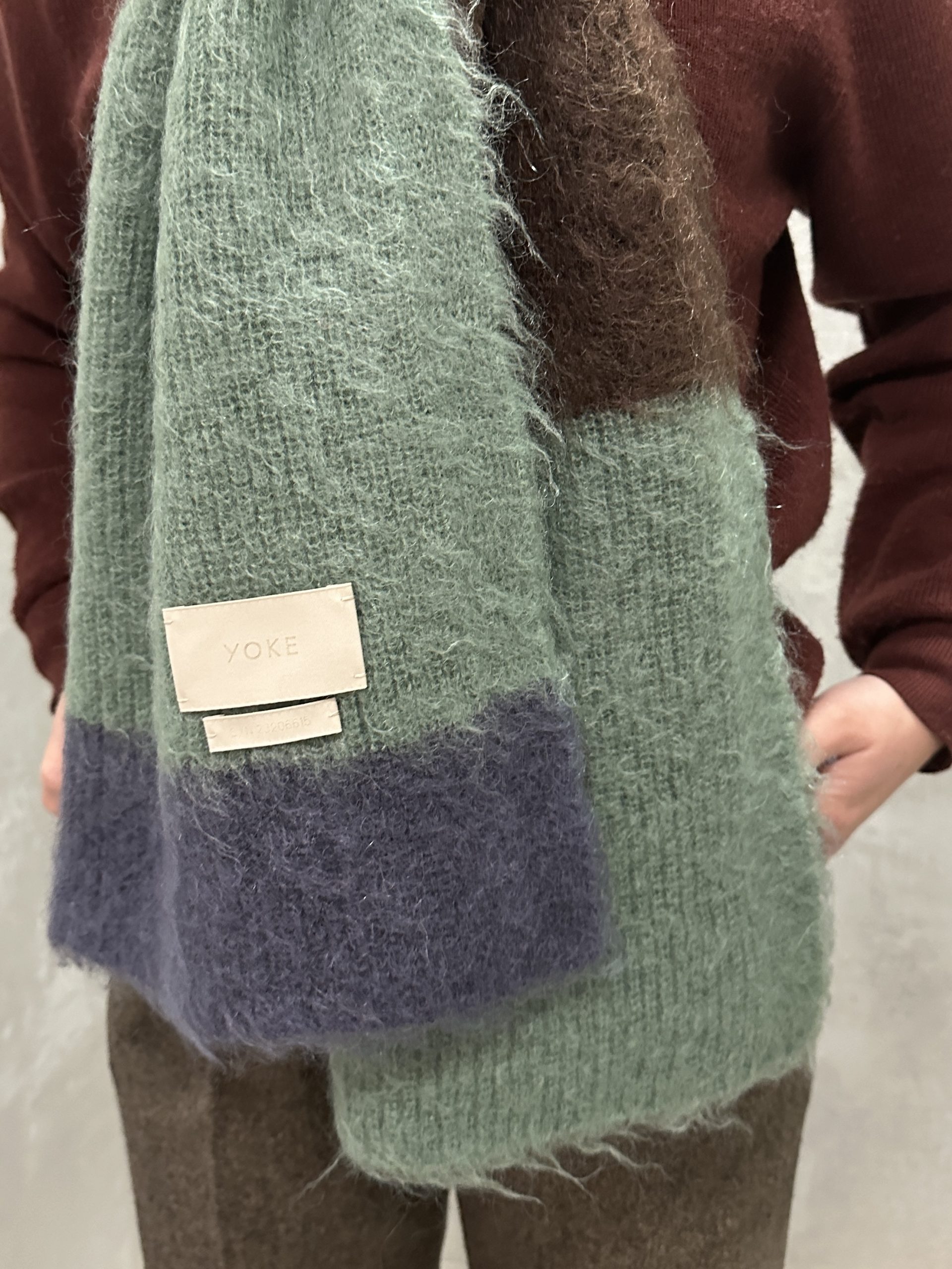 MOHAIR BORDER LONG STOLE | 岐阜県柳ヶ瀬地区にてセレクトショップ phenom